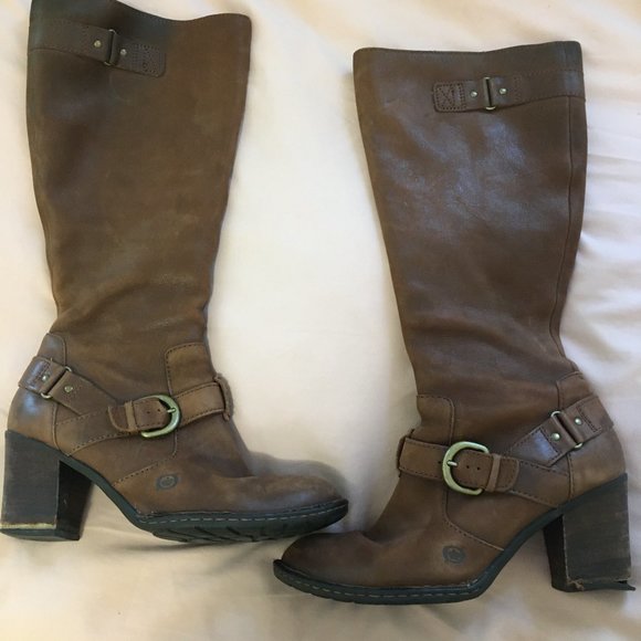 tall leather boots - Picture 2 of 4